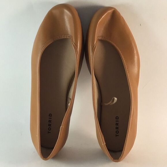 Torrid womens slip on flats loafers brown size 7.5 WW 148862 - Picture 5 of 8